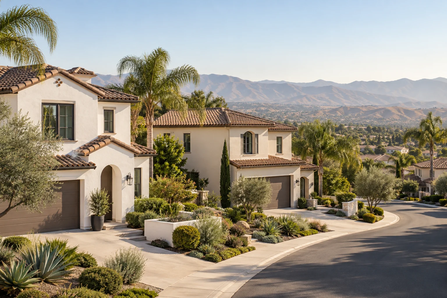 Exterior color inspiration for a Southern California neighborhood