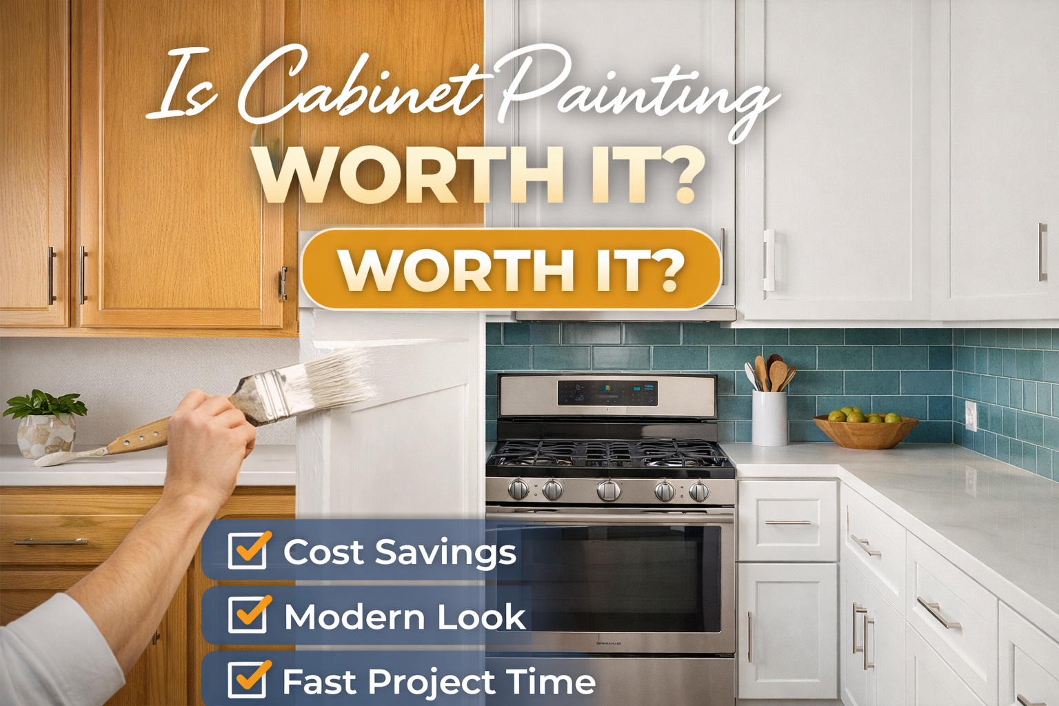 Is cabinet painting worth it