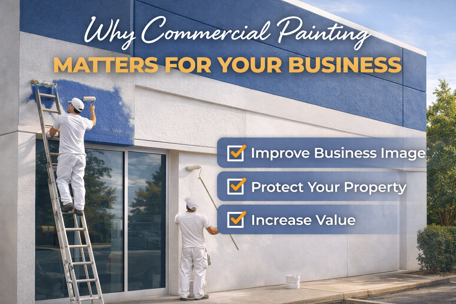 Commercial painting for businesses